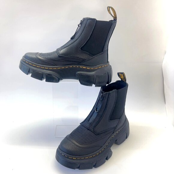 Dr Martens Air Wair Chelsea Boots Black Leather Women Size UK4 US5 - Picture 7 of 11